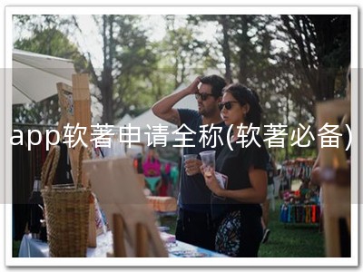 app软著申请全称(软著必备)