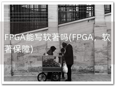 FPGA能写软著吗(FPGA，软著保障)