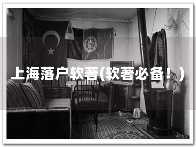 上海落户软著(软著必备！)