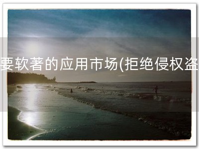 不要软著的应用市场(拒绝侵权盗版)