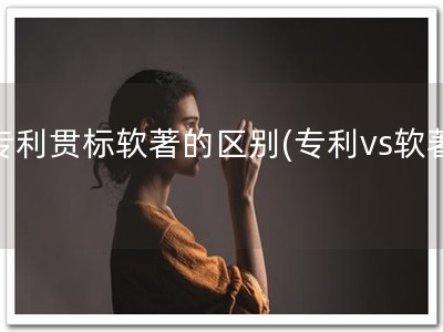专利贯标软著的区别(专利vs软著)