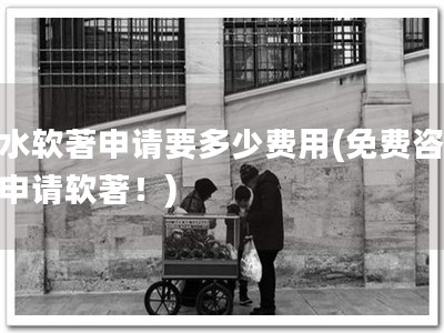丽水软著申请要多少费用(免费咨询，申请软著！)