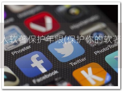 个人软著保护年限(保护你的软著！)
