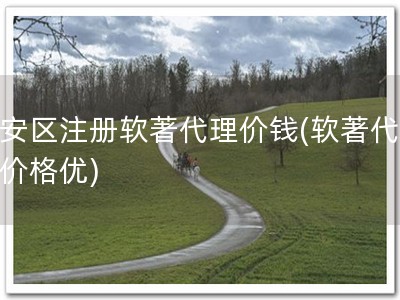 临安区注册软著代理价钱(软著代理，价格优)