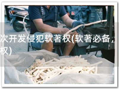 二次开发侵犯软著权(软著必备，免侵权)