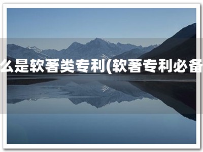 什么是软著类专利(软著专利必备！)