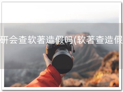 保研会查软著造假吗(软著查造假？)