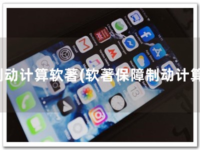 制动计算软著(软著保障制动计算)