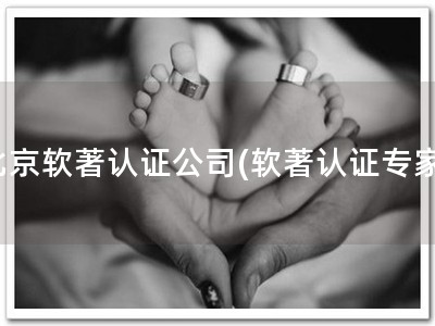 北京软著认证公司(软著认证专家)