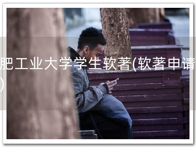 合肥工业大学学生软著(软著申请必备)
