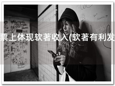 发票上体现软著收入(软著有利发票)