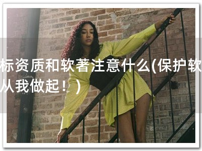 商标资质和软著注意什么(保护软著，从我做起！)