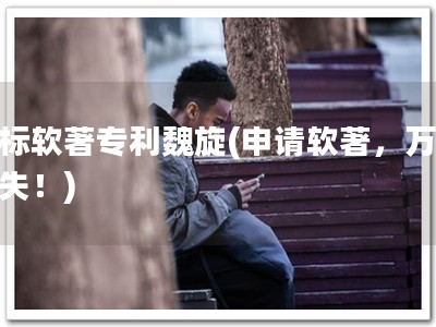 商标软著专利魏旋(申请软著，万无一失！)
