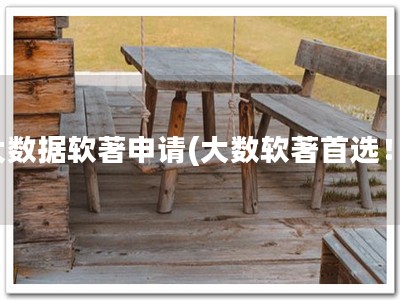 大数据软著申请(大数软著首选！)