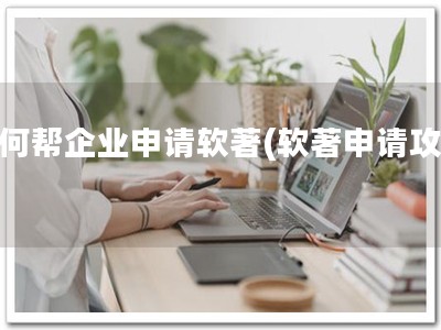 如何帮企业申请软著(软著申请攻略)