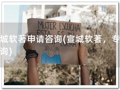 宣城软著申请咨询(宣城软著，专业咨询)