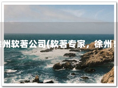 徐州软著公司(软著专家，徐州！)