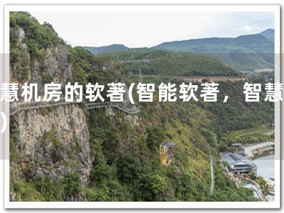 智慧机房的软著(智能软著，智慧机房)