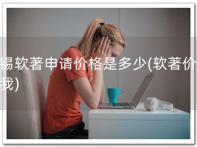 无锡软著申请价格是多少(软著价格问我)