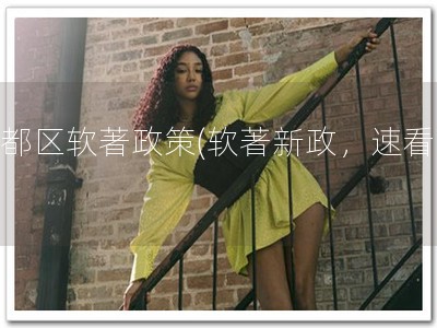 新都区软著政策(软著新政，速看！)