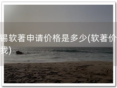 无锡软著申请价格是多少(软著价格问我)