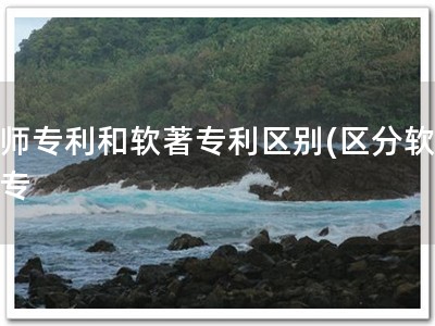 教师专利和软著专利区别(区分软著教专