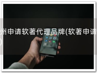 杭州申请软著代理品牌(软著申请专家)