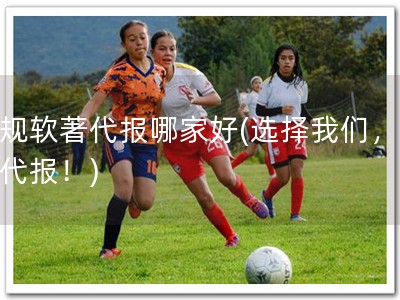 正规软著代报哪家好(选择我们，安心代报！)