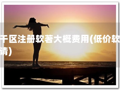 江干区注册软著大概费用(低价软著申请)