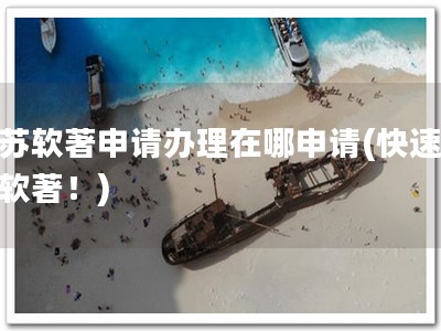 江苏软著申请办理在哪申请(快速申请软著！)