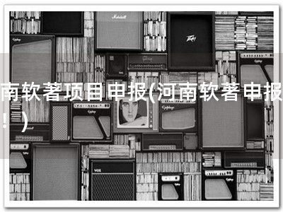 河南软著项目申报(河南软著申报火热！)