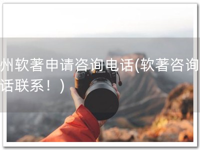 泰州软著申请咨询电话(软著咨询，电话联系！)