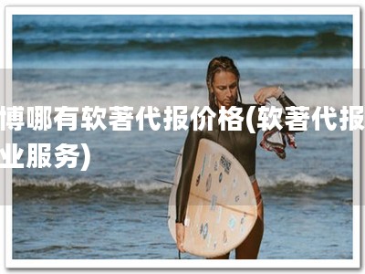 淄博哪有软著代报价格(软著代报，专业服务)