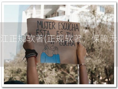 浙江正规软著(正规软著，保障无忧)