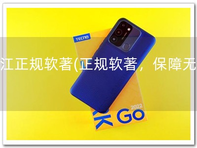 浙江正规软著(正规软著，保障无忧)