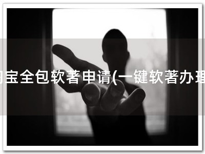 淘宝全包软著申请(一键软著办理)