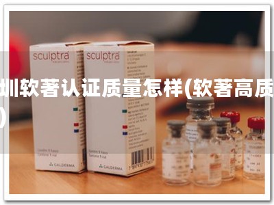 深圳软著认证质量怎样(软著高质量！)