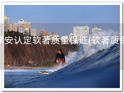 淳安认定软著质量保证(软著质保 )