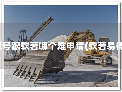 版号跟软著哪个难申请(软著易得)