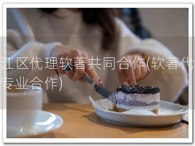 滨江区代理软著共同合作(软著代理，专业合作)