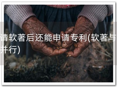 申请软著后还能申请专利(软著与专利并行)