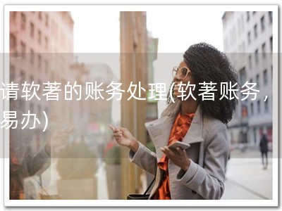 申请软著的账务处理(软著账务，省心易办)