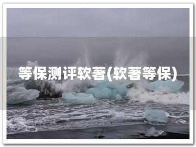 等保测评软著(软著等保)