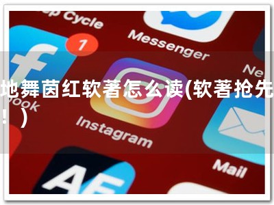 著地舞茵红软著怎么读(软著抢先申请！)