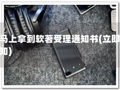 要马上拿到软著受理通知书(立即拿通知)