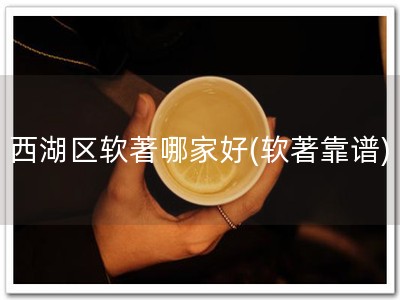 西湖区软著哪家好(软著靠谱)