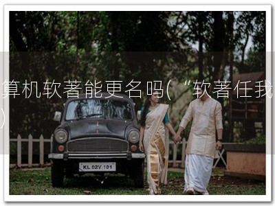 计算机软著能更名吗(“软著任我改”)