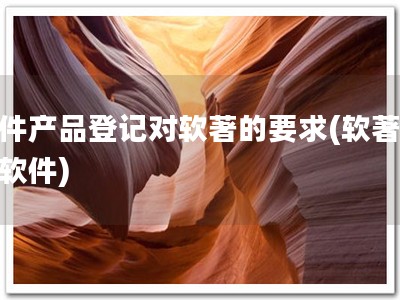 软件产品登记对软著的要求(软著保障软件)