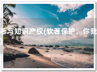 软著与知识产权(软著保护，你我共享)