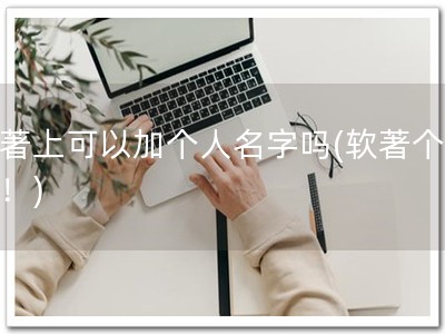 软著上可以加个人名字吗(软著个性化！)